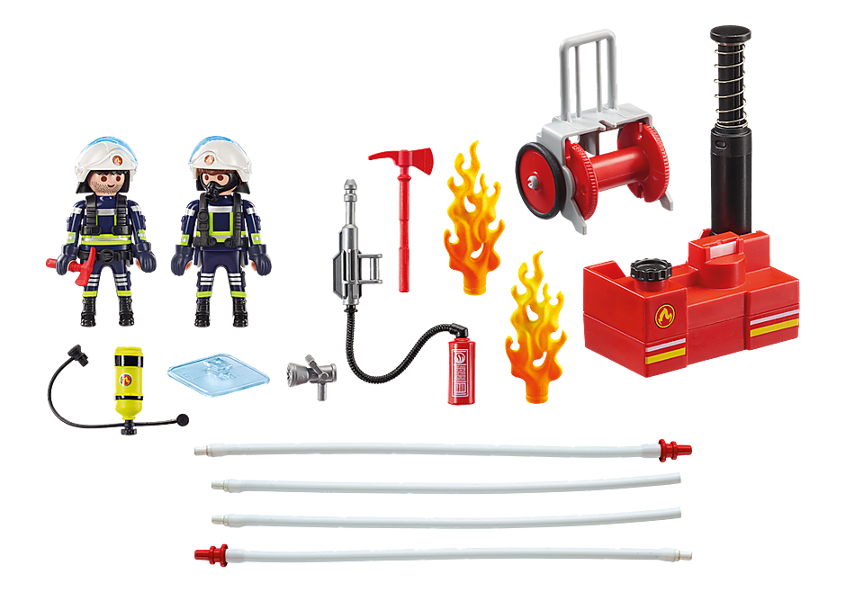 9468 Feuerwehrmänner mit Löschpumpe detail image 4