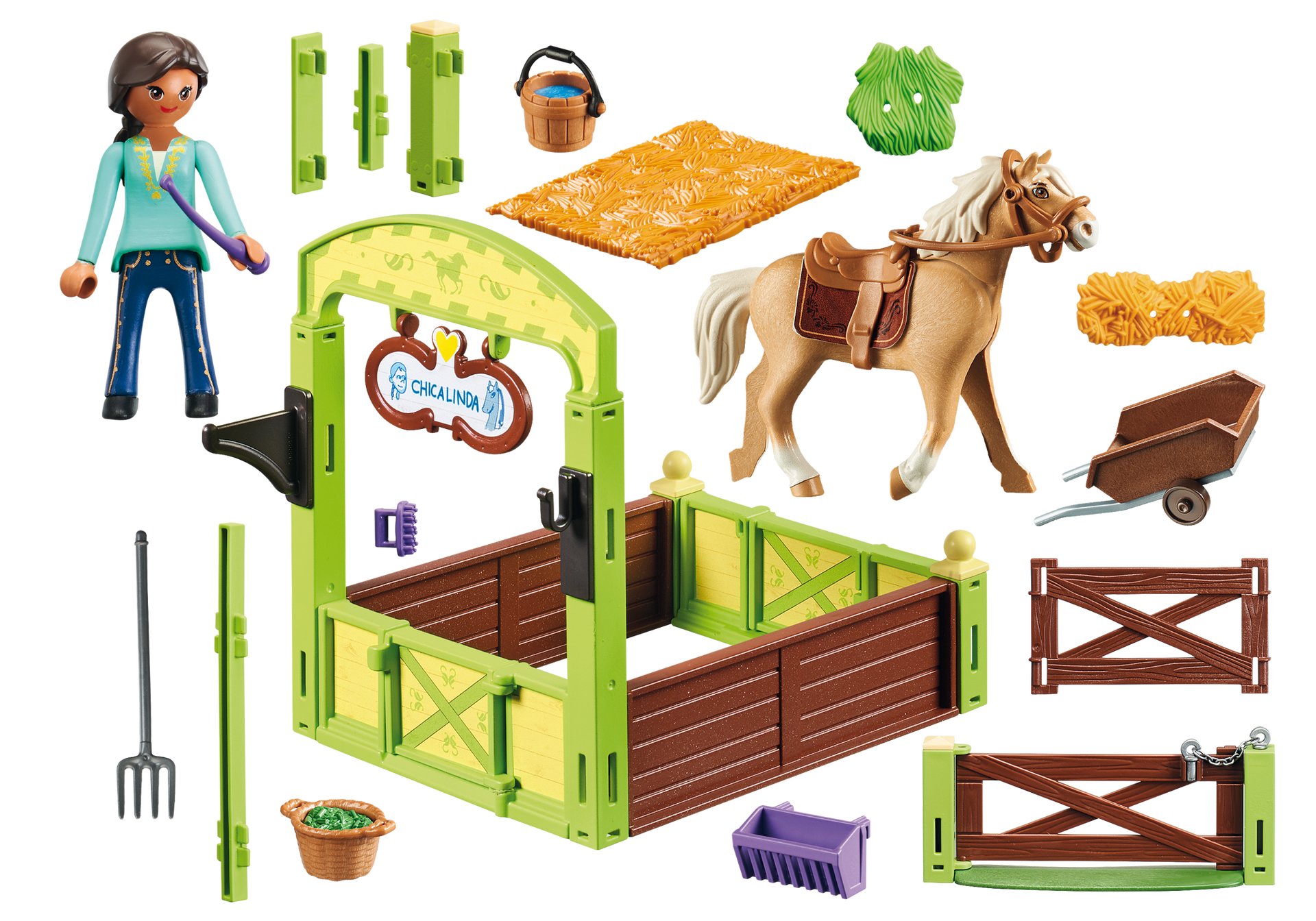 Playmobil Apo et Chica Linda avec Box 9479
