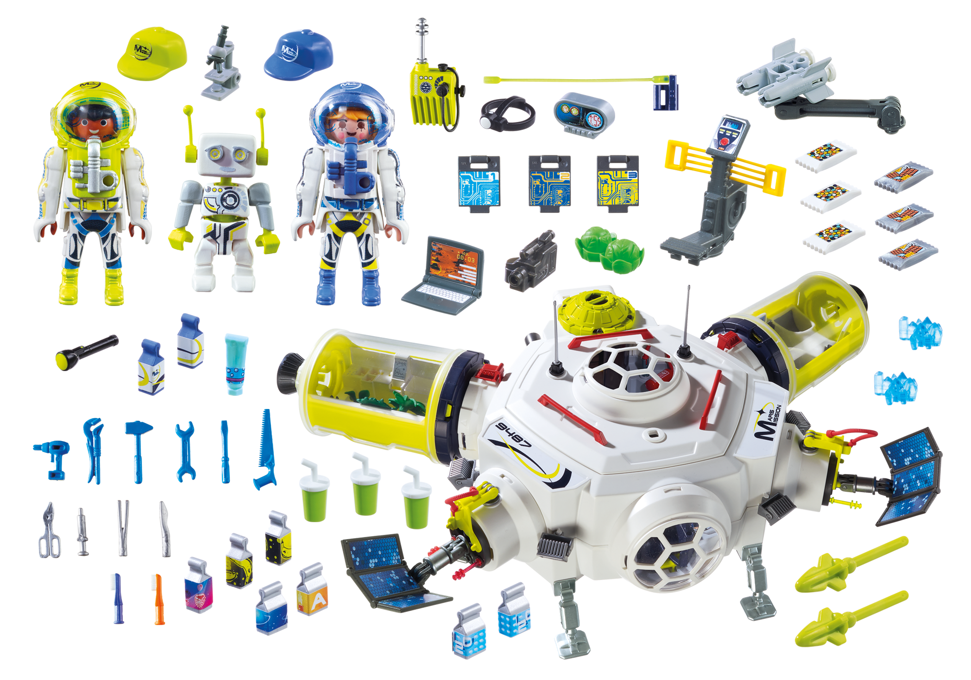 Playmobil Space 9487 宇宙セット Amazon.com: Playmobil Mars Space Station : Toys & Games