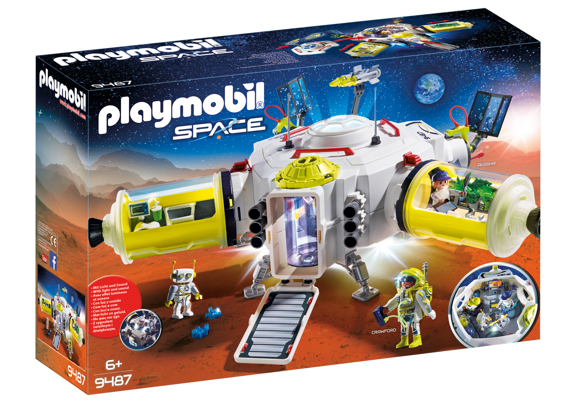 Ab 6 Jahren Playmobil Space 9487 Mars-Station 