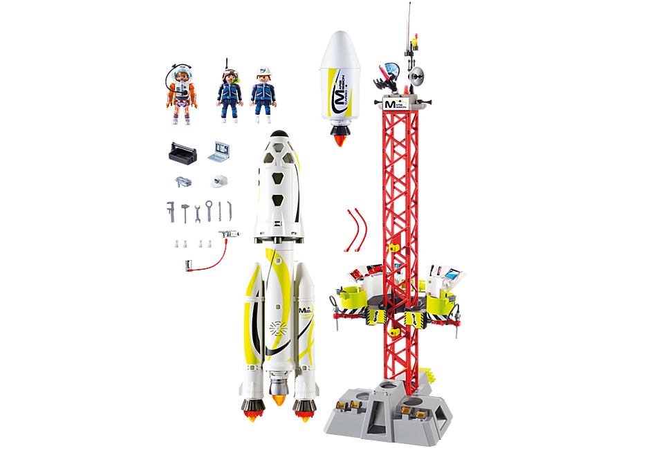 9488 Mars-raket met lanceerplatform detail image 3