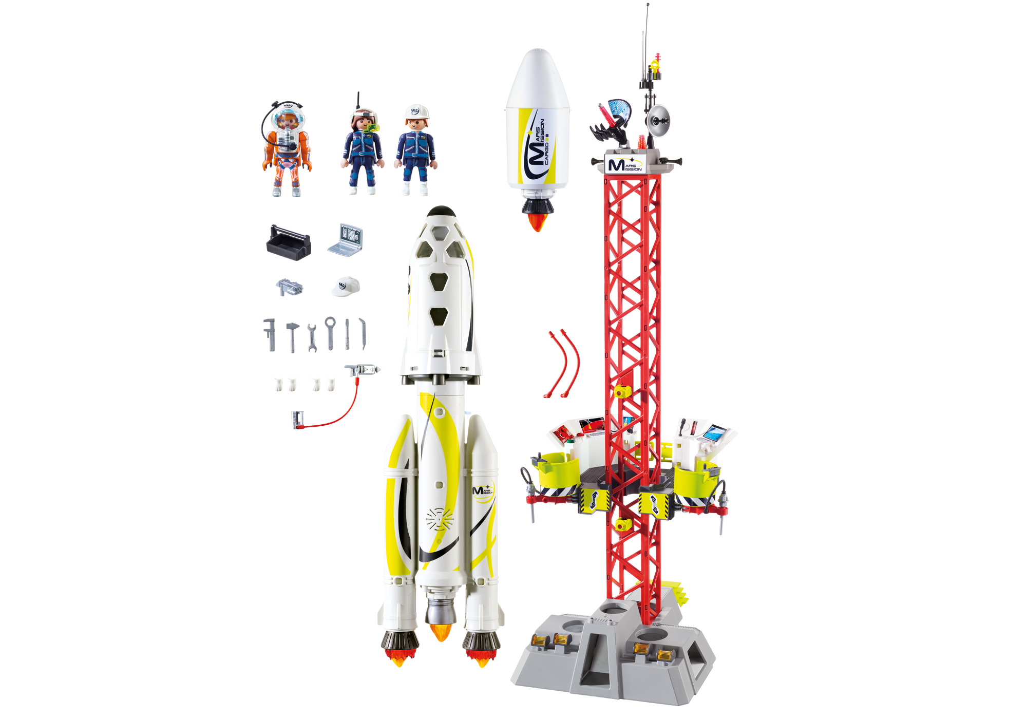 playmobil rocket launch