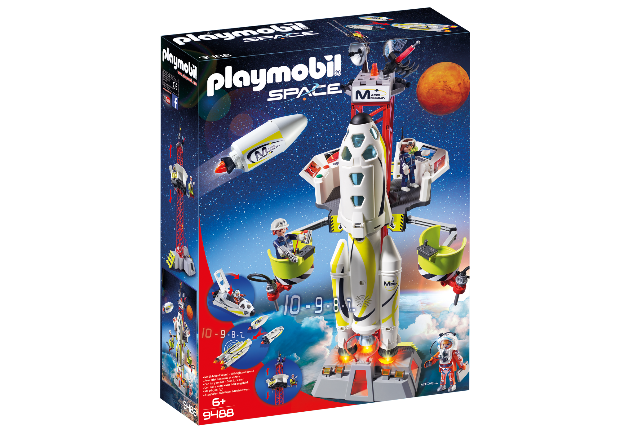 playmobil rocket launch
