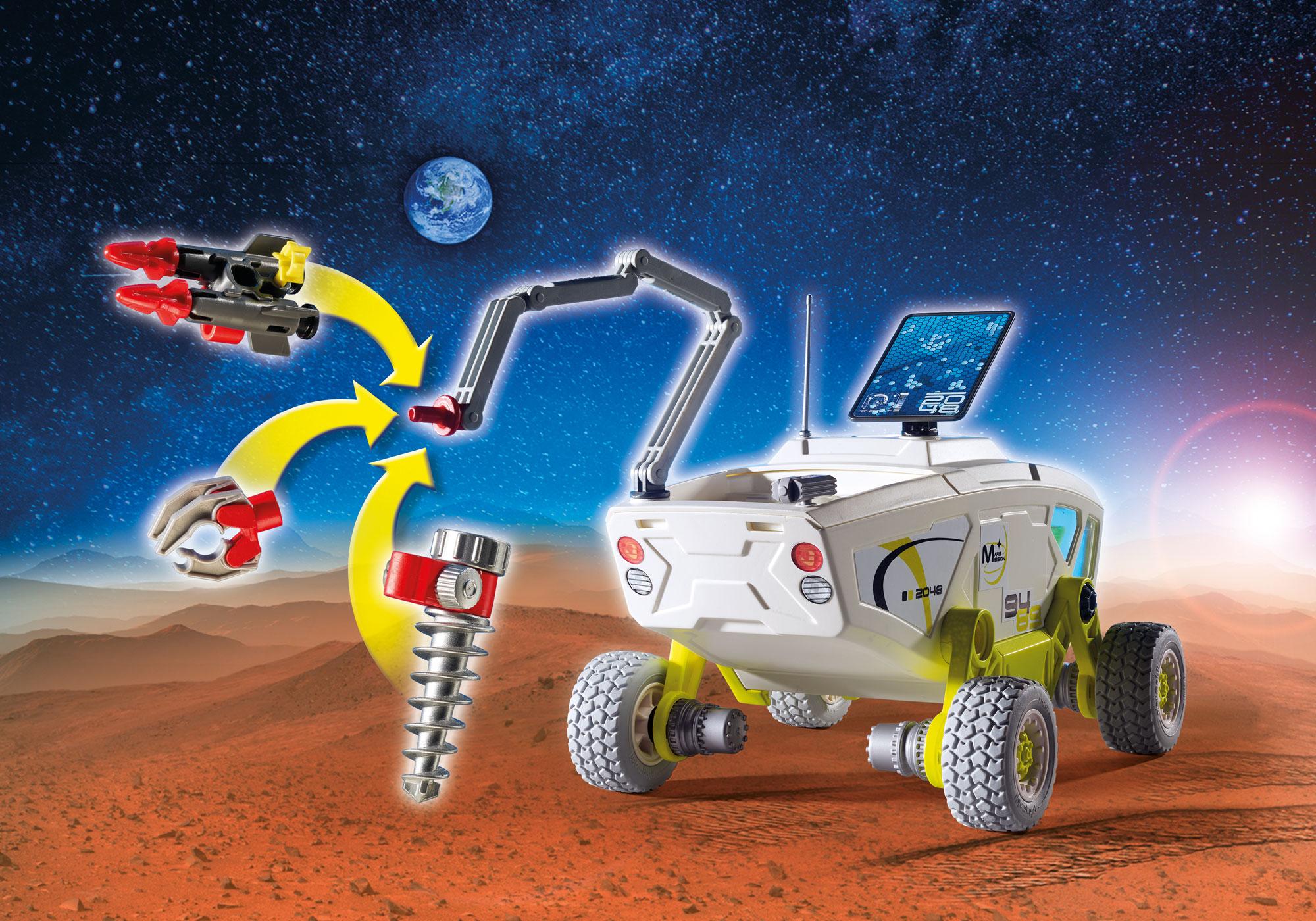 playmobil mars research vehicle