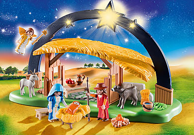 9494 Illuminating Nativity Manger