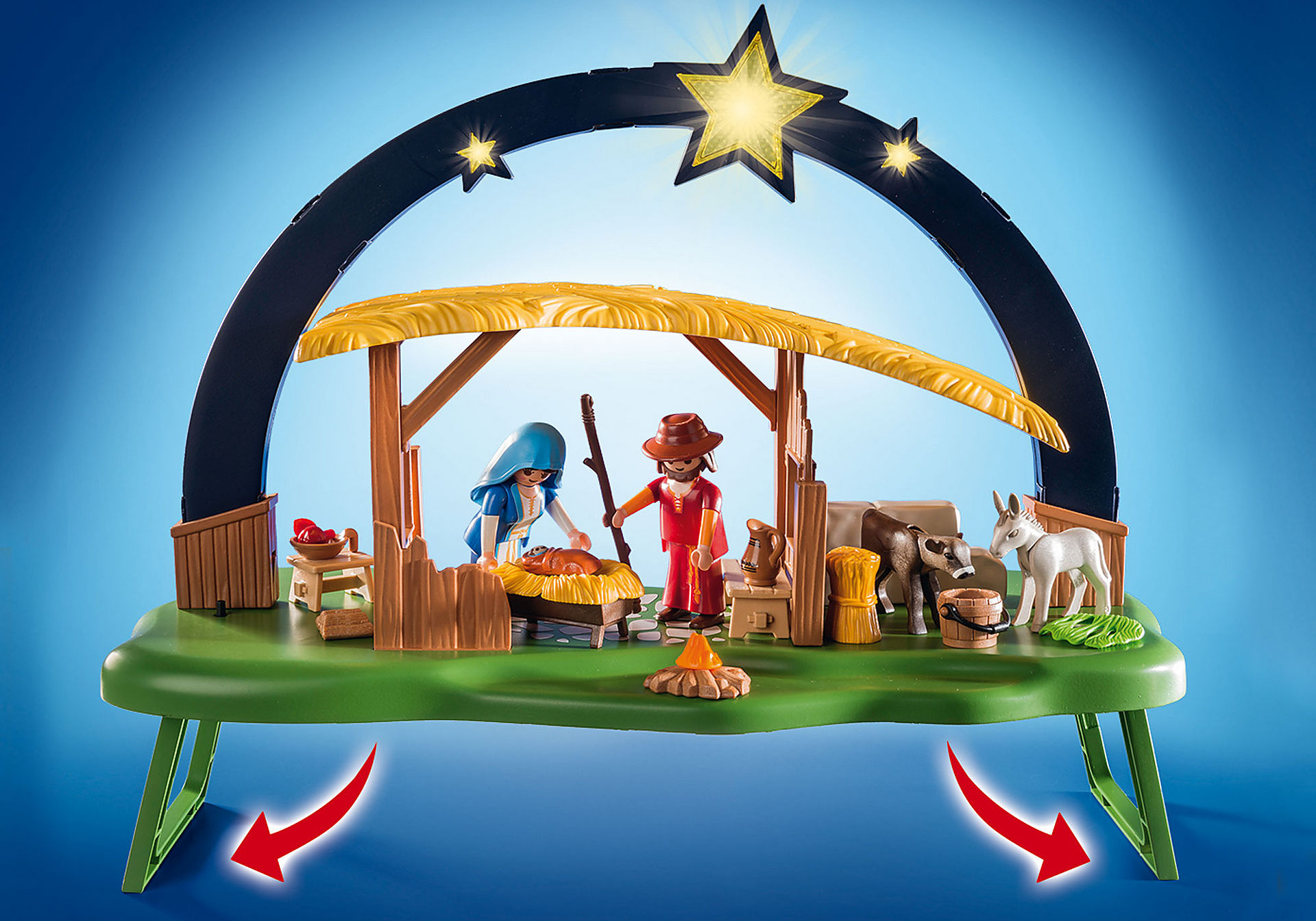 Illuminating Nativity Manger 9494 Illuminating Nativity Manger 9494