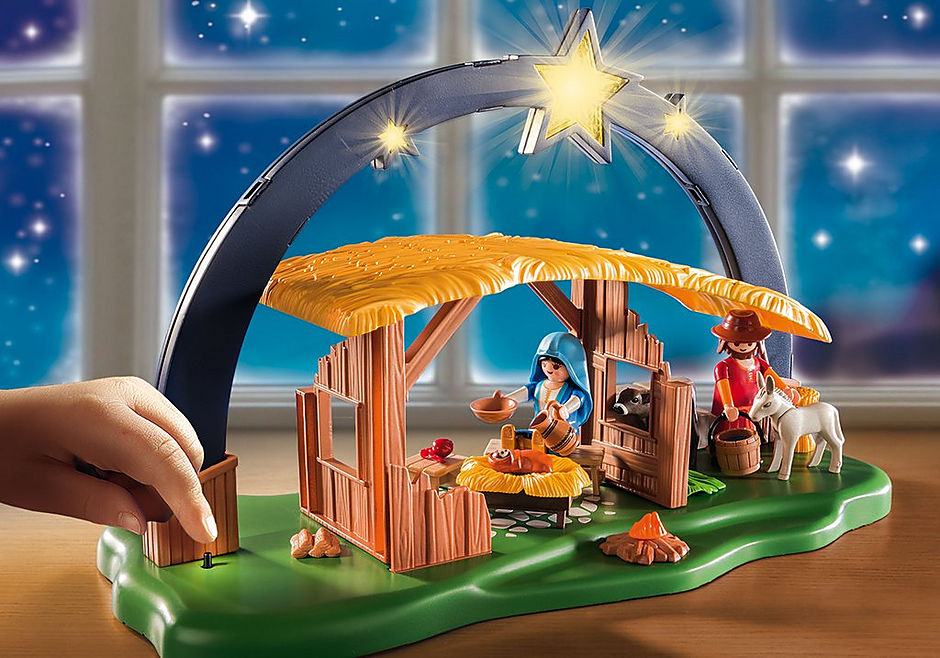 9494 Illuminating Nativity Manger detail image 6