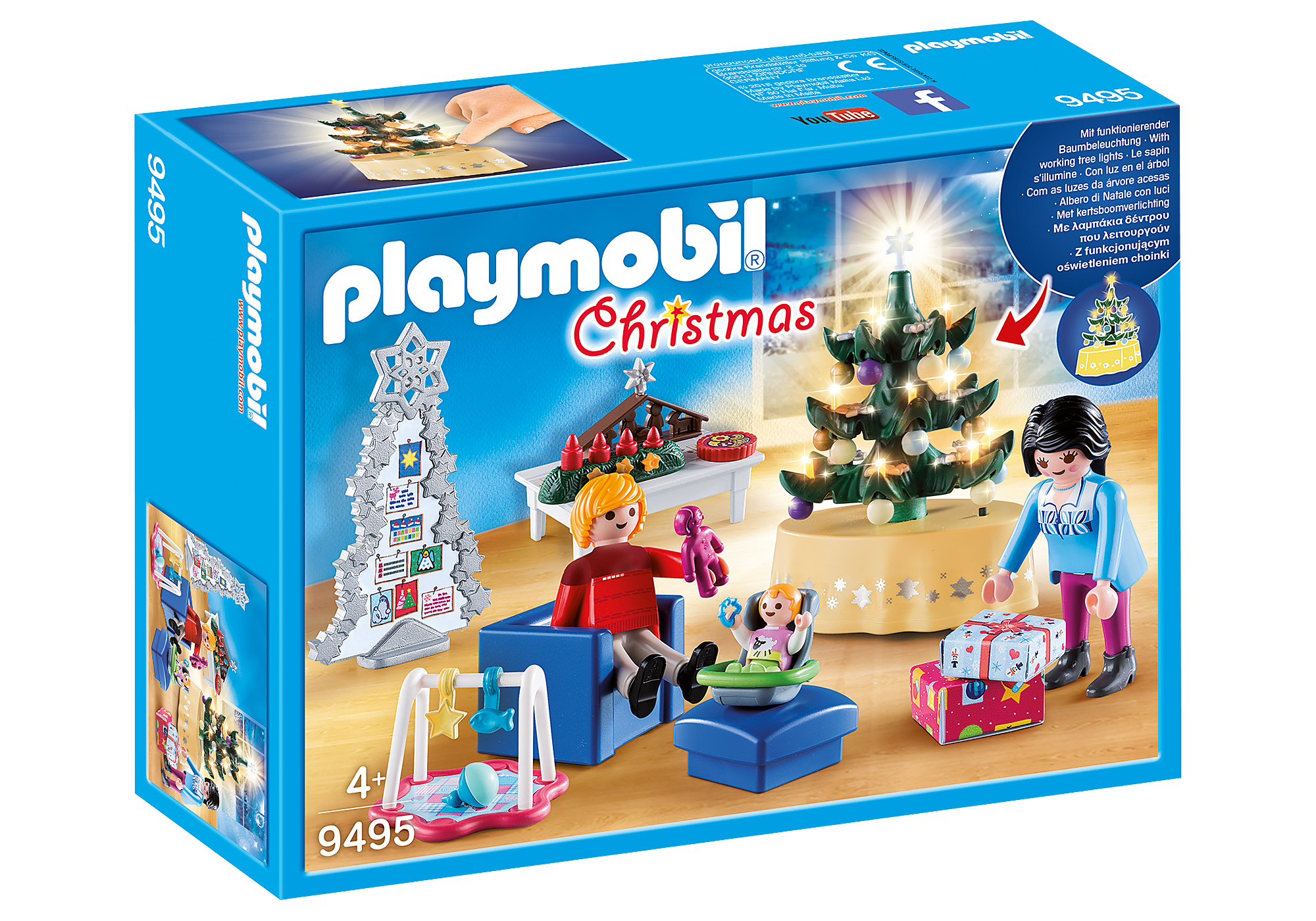Albero Di Natale Con Foto Di Famiglia.Natale In Famiglia 9495 Playmobil Italia