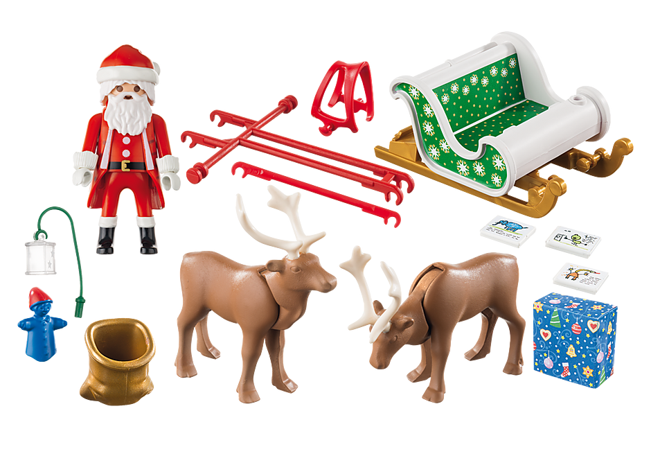 9496 Santa's Sleigh with Reindeer detail image 3