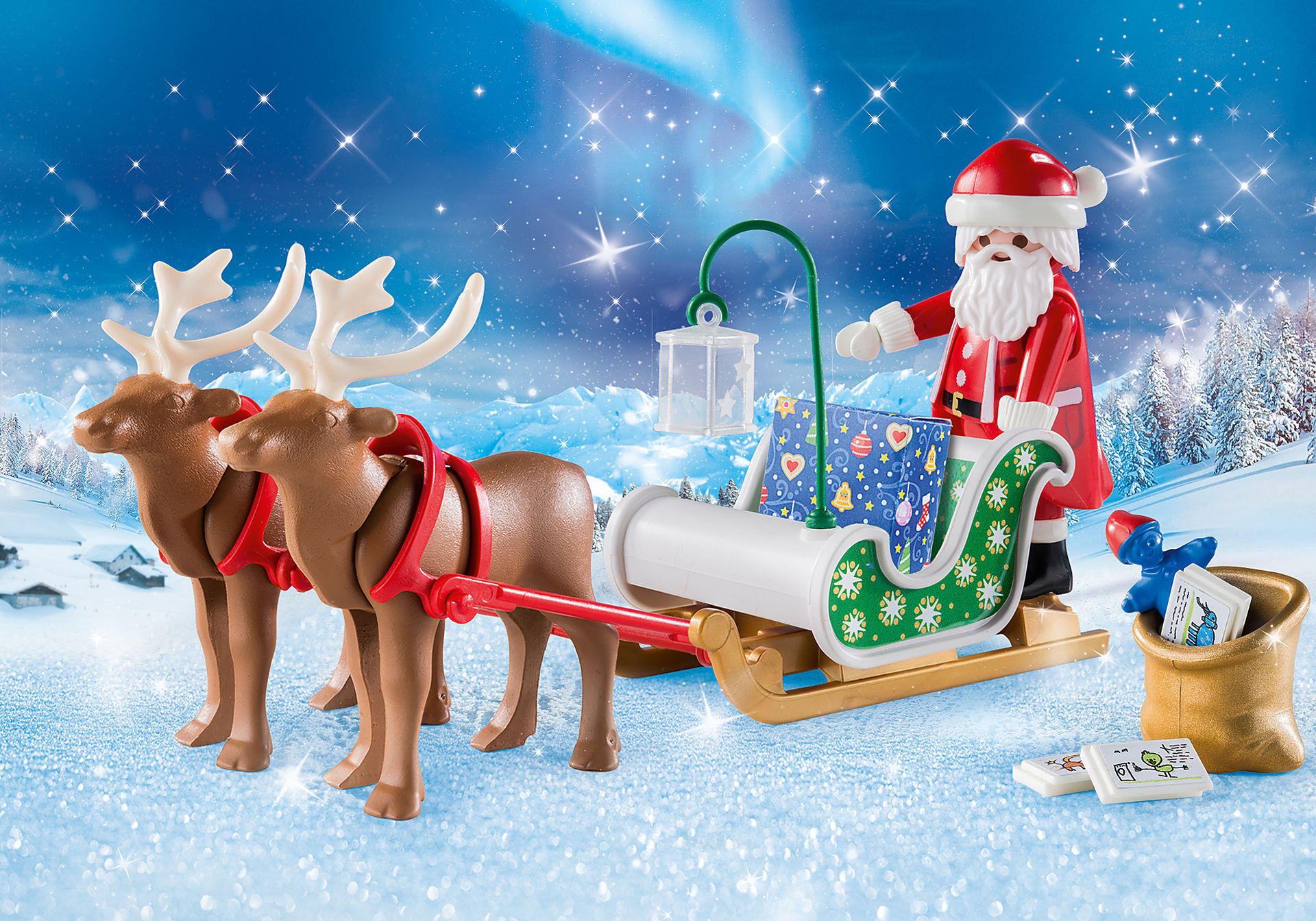 9496 Santa's Sleigh with Reindeer zoom image1