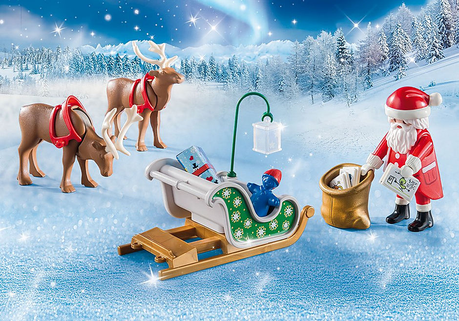 9496 Santa's Sleigh with Reindeer detail image 4