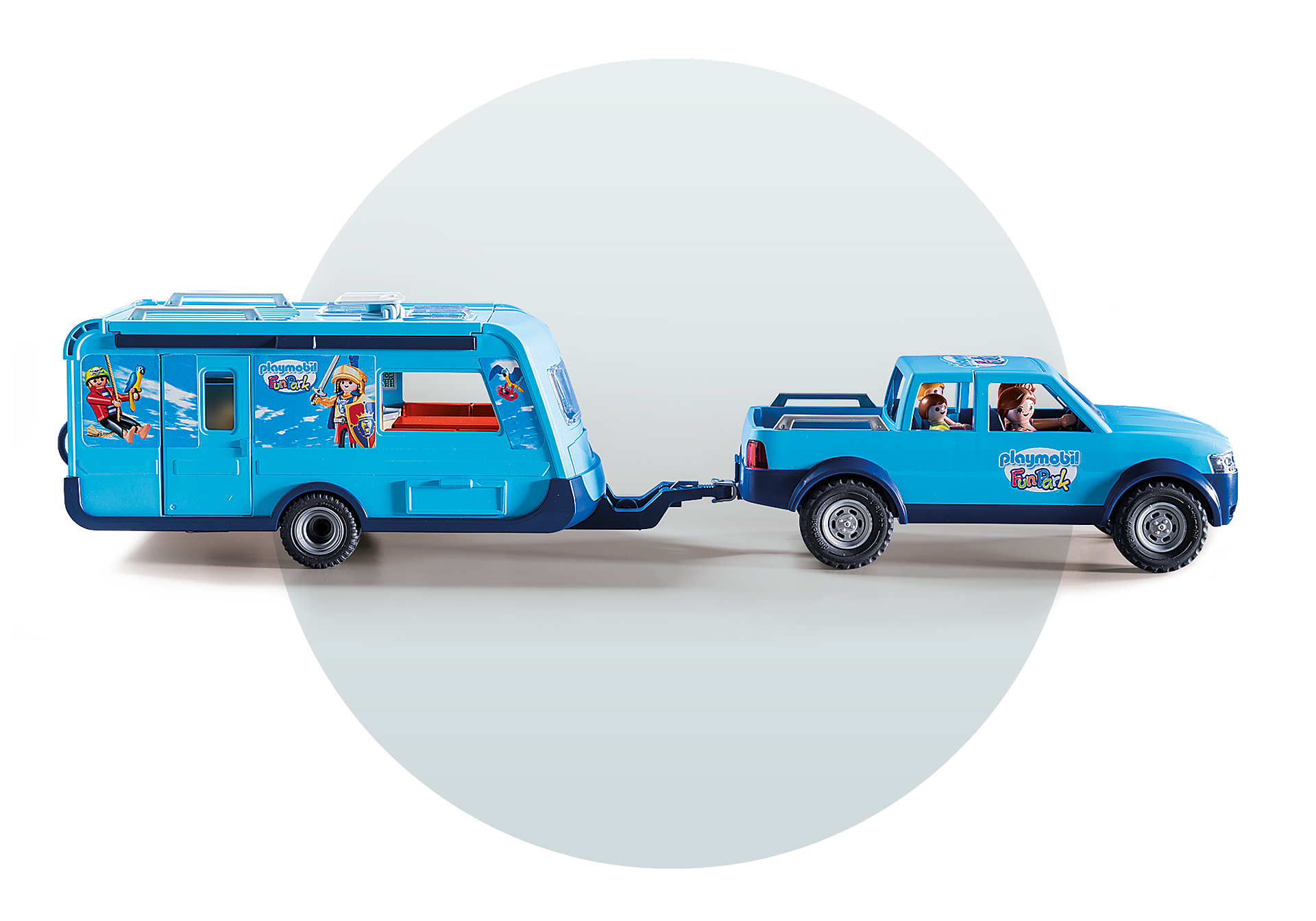 9502 PLAYMOBIL FunPark Pickup with Camper zoom image7