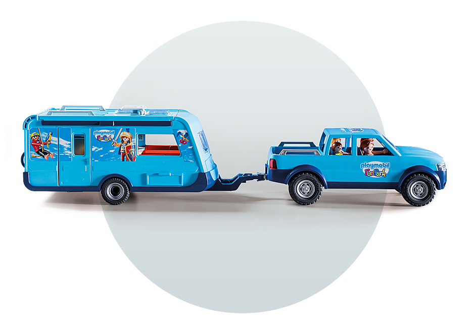 Playmobil Funpark Pickup Con Remolque 9502