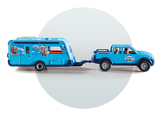 PLAYMOBIL-FunPark Pickup with Camper PLAYMOBIL-FunPark Pickup with Camper