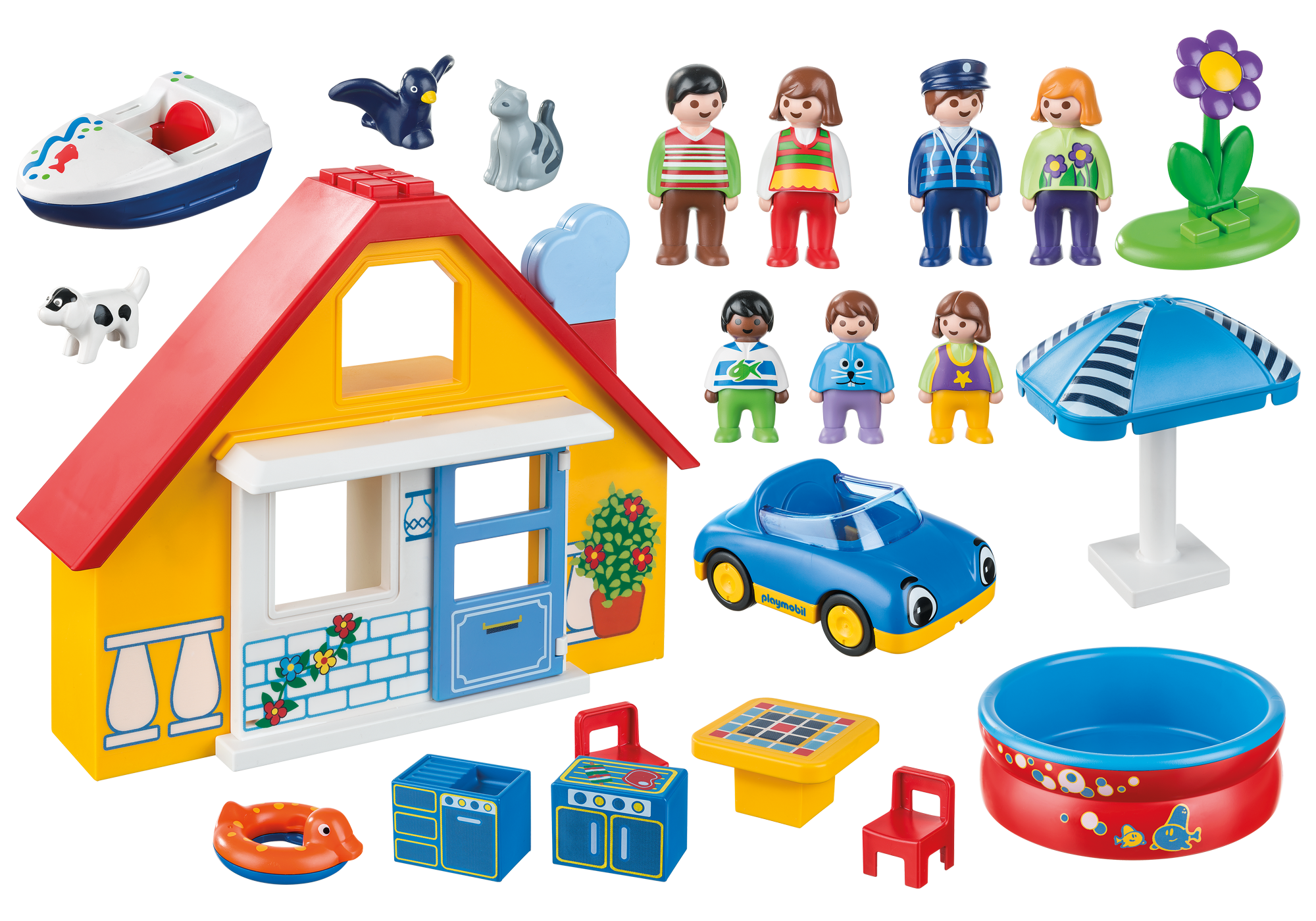 1.2.3 Holiday Cottage - 9527 - Playmobil