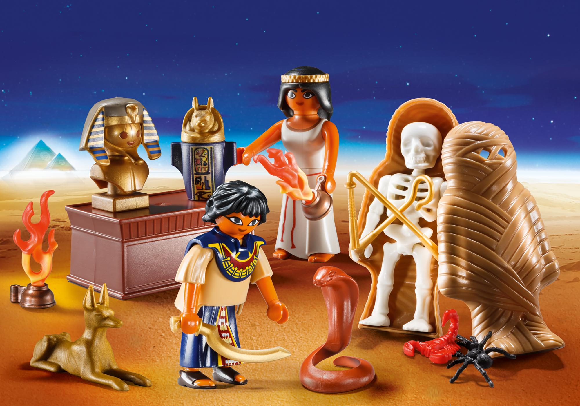 playmobil egyptian family