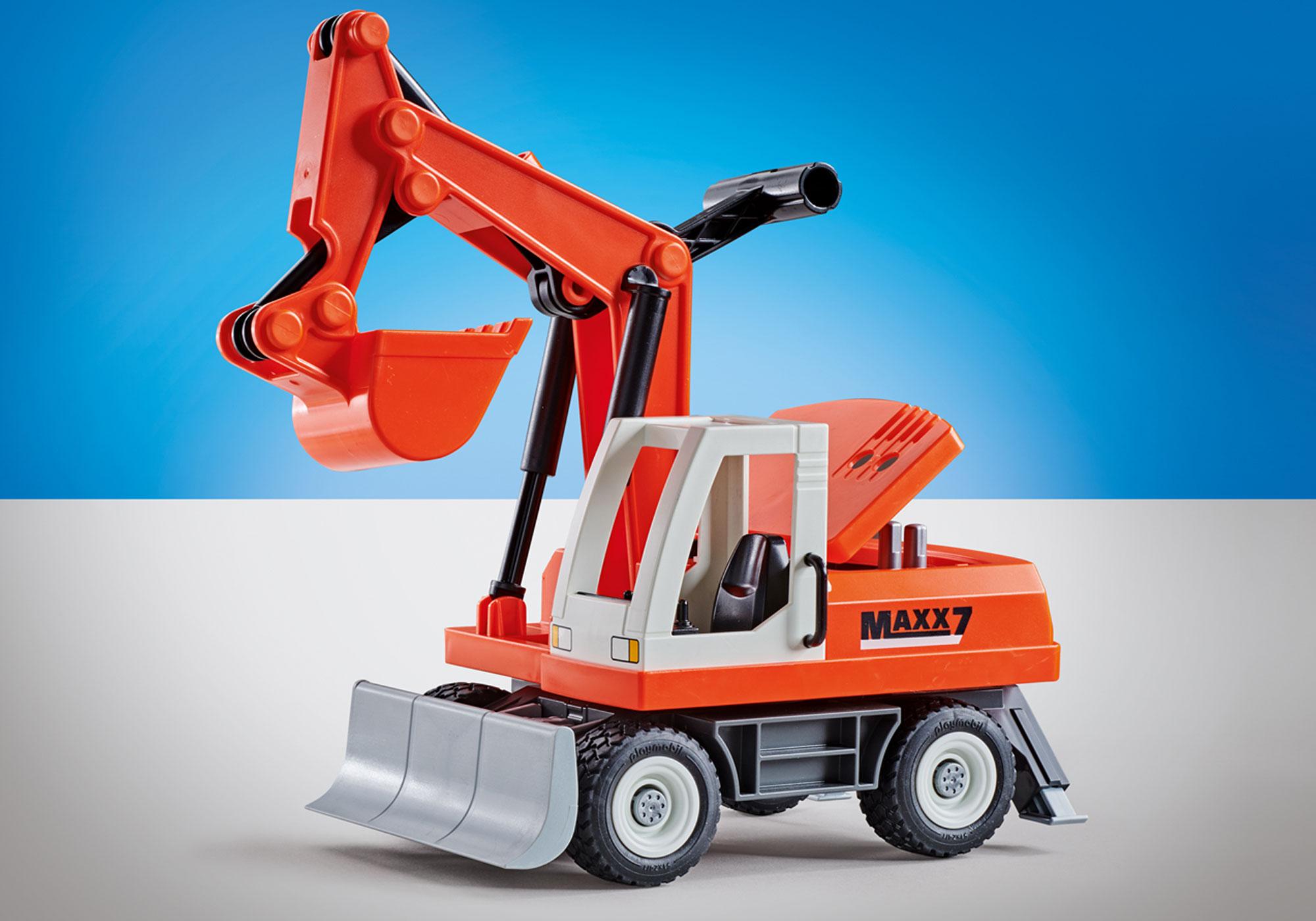 playmobil construction excavator