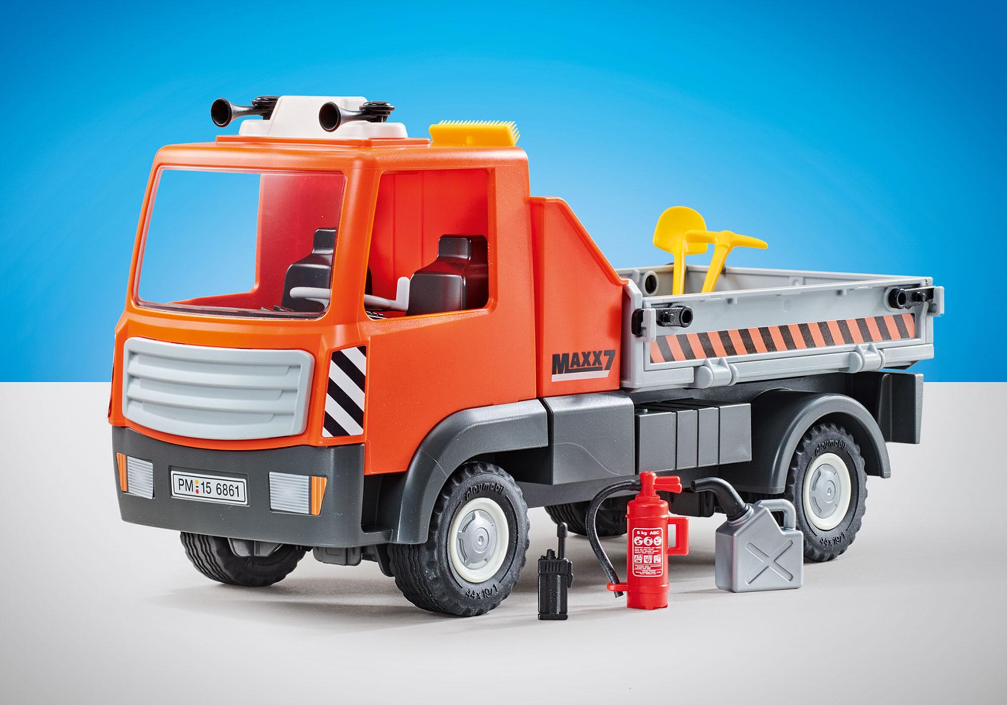 playmobil construction truck