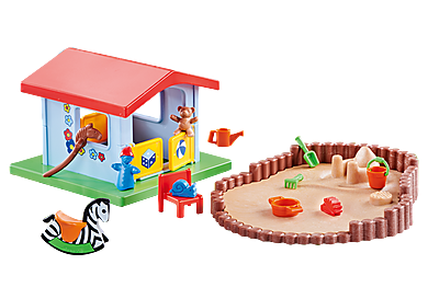 9814 Small Play House with Sandpit
