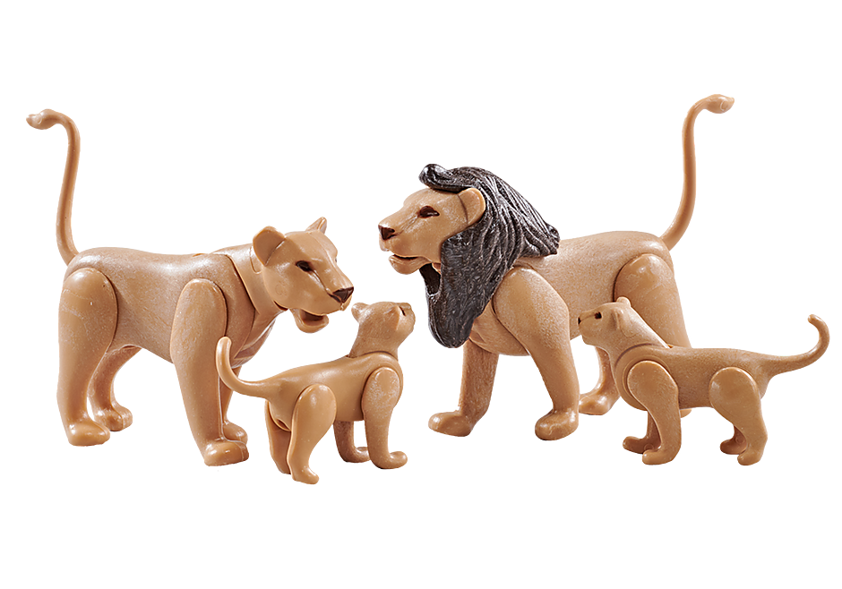 9834 Famiglia di leoni detail image 1