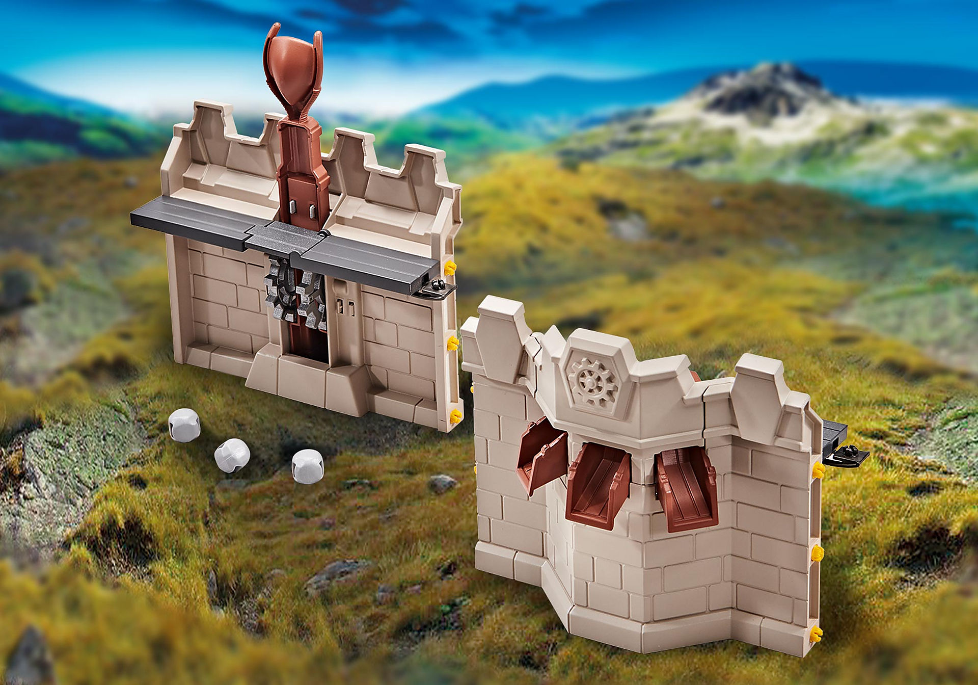 9839 Rozbudowa muru z katapultą Dużego zamku Novelmore zoom image1