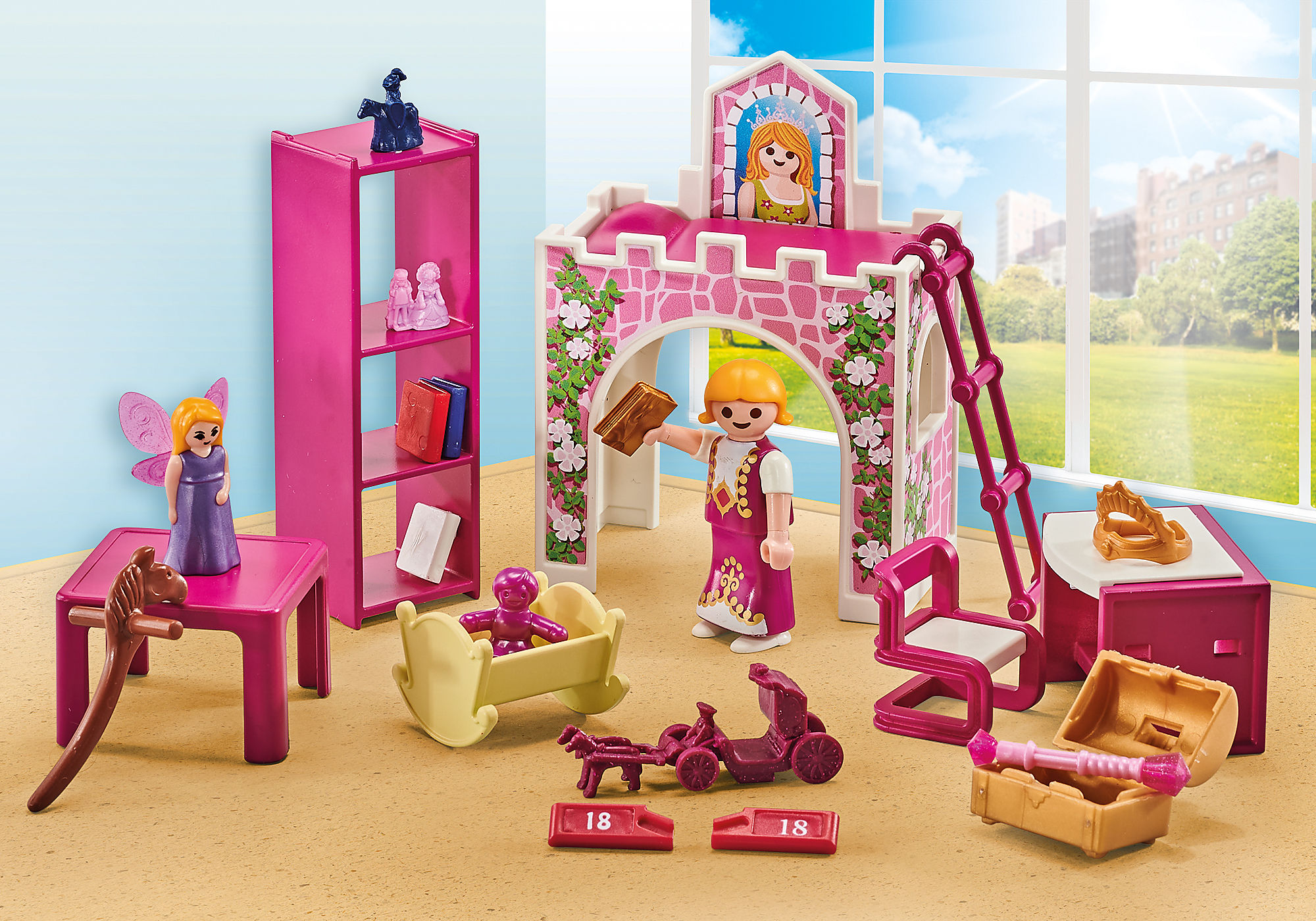 Chambre Princesse avec Pégase - Playmobil Princesses 5985