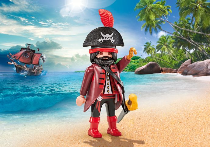 Playmobil Pirates Captain Red Coats 
