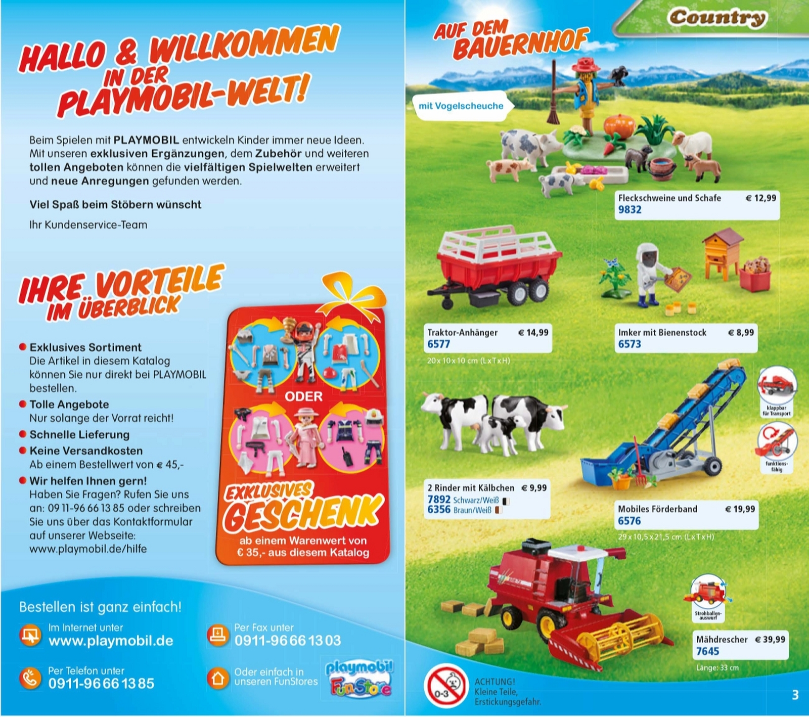 Neu Playmobil Ergänzungen & Zubehör 6356 Rinder mit Kälbchen 