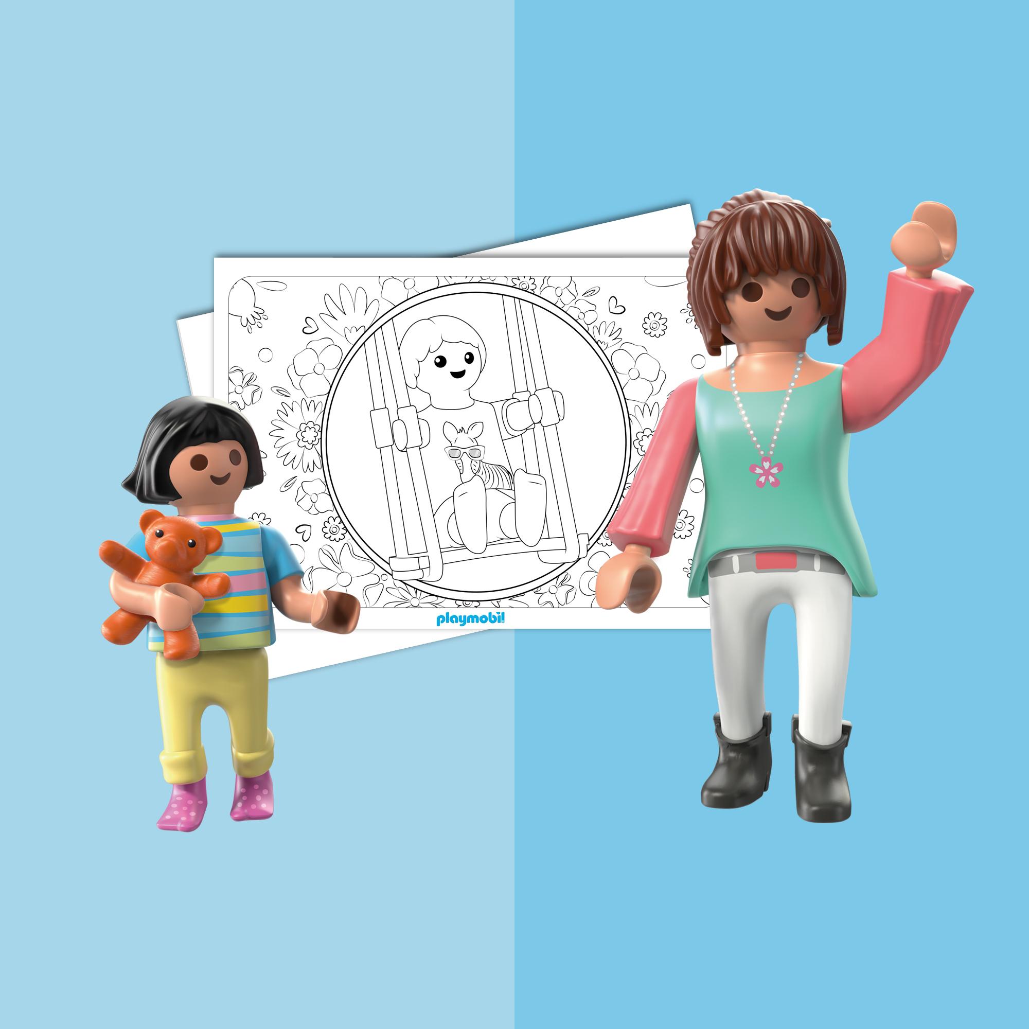 Playmobil Ausmalbilder Familie Hauser Zum Ausdrucken