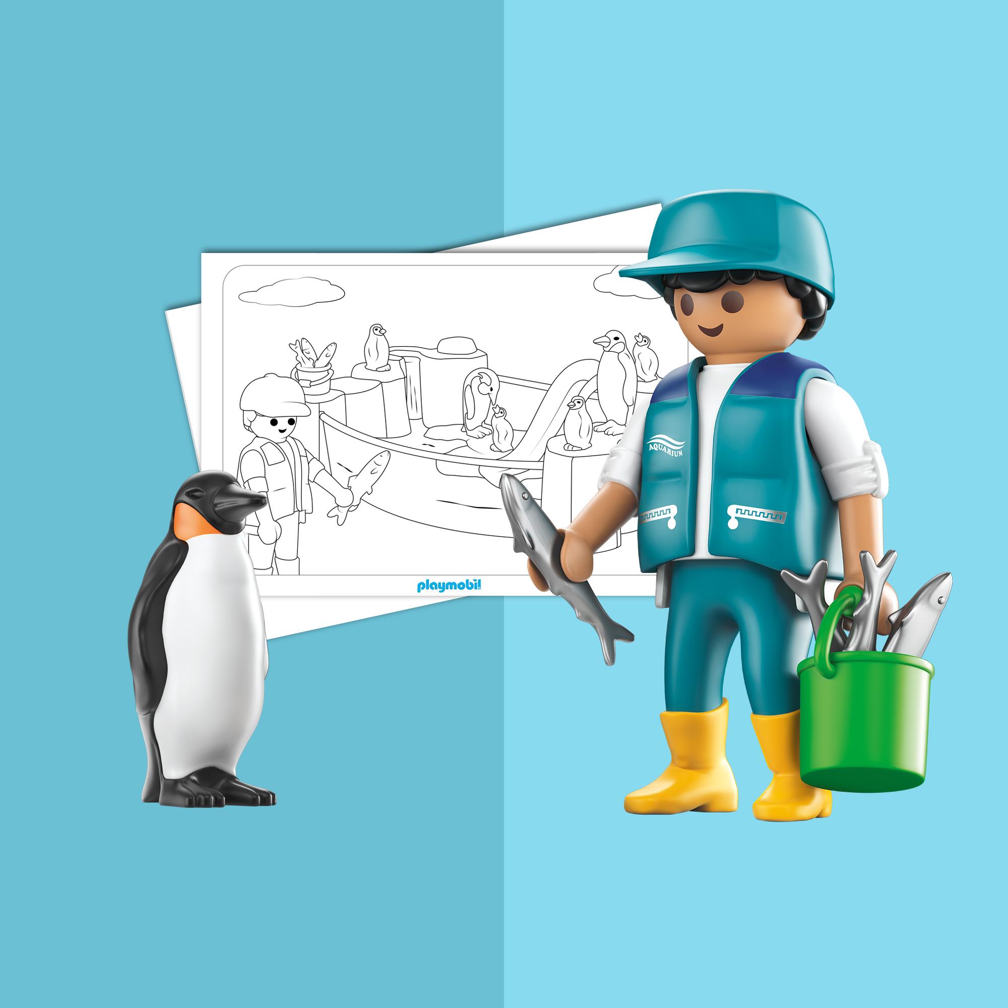 playmobil 1 2 3 animals zoo and aquarium