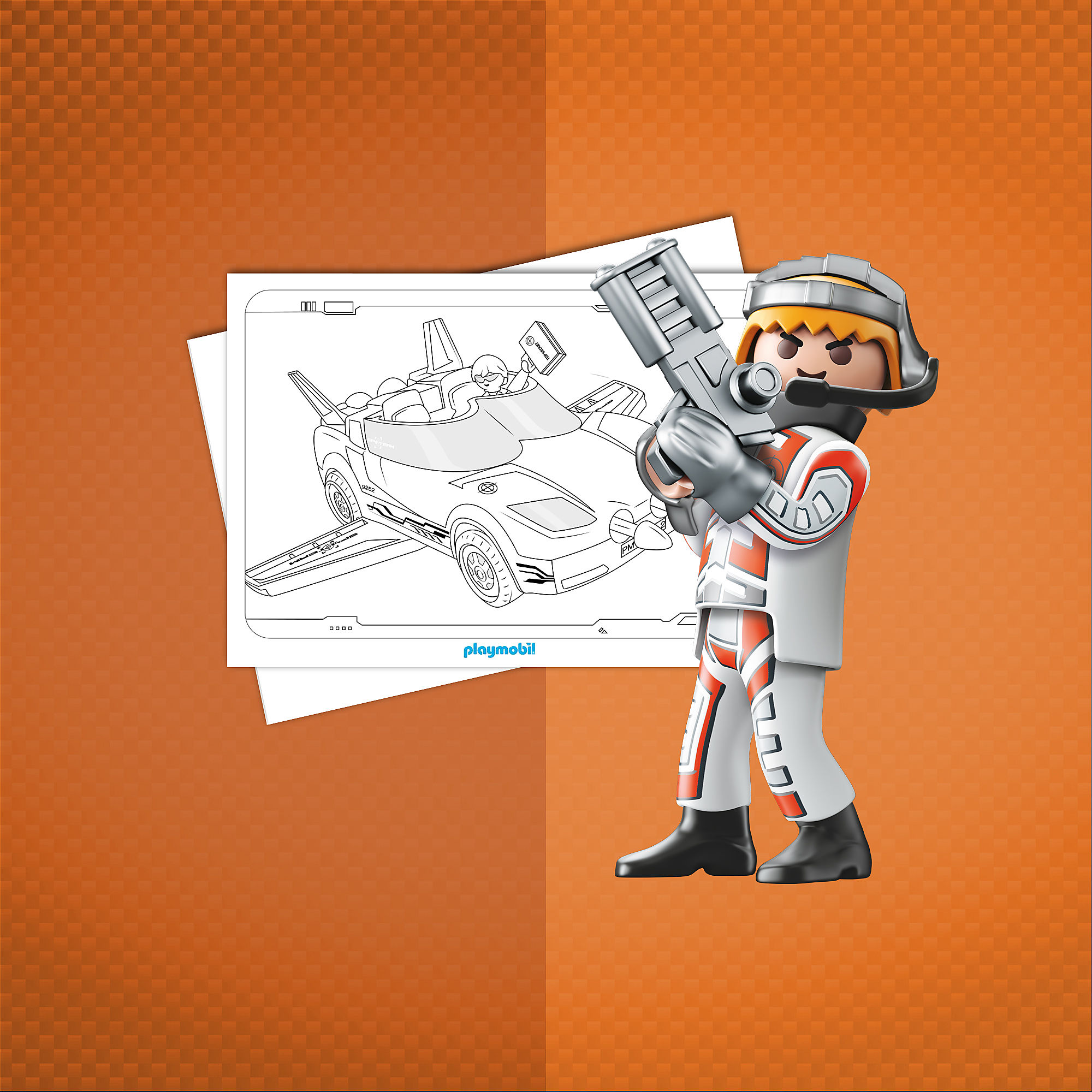 Malblatt - PLAYMOBIL Top Agents