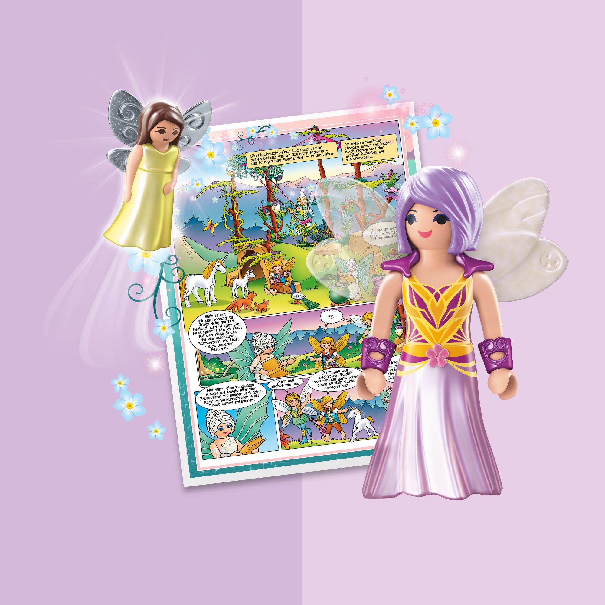 playmobil fairies magical fairy forest