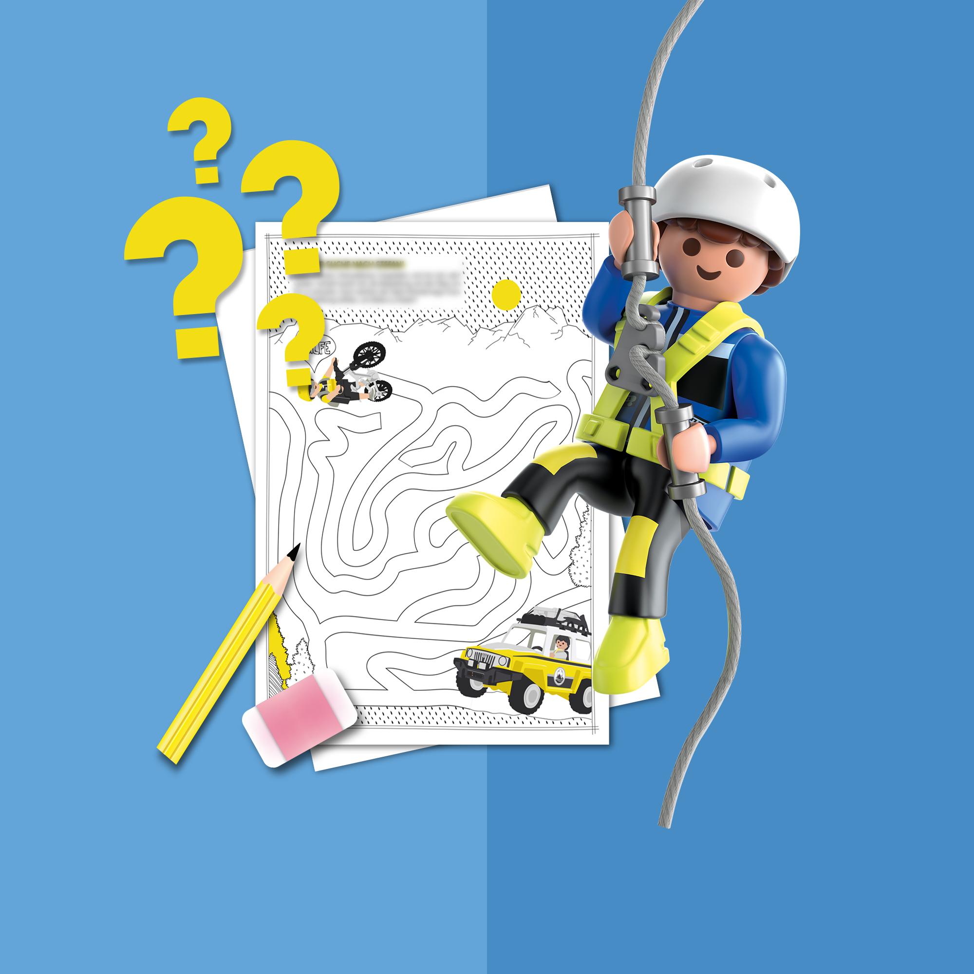 Printable Game Playmobil Mountain Rescue