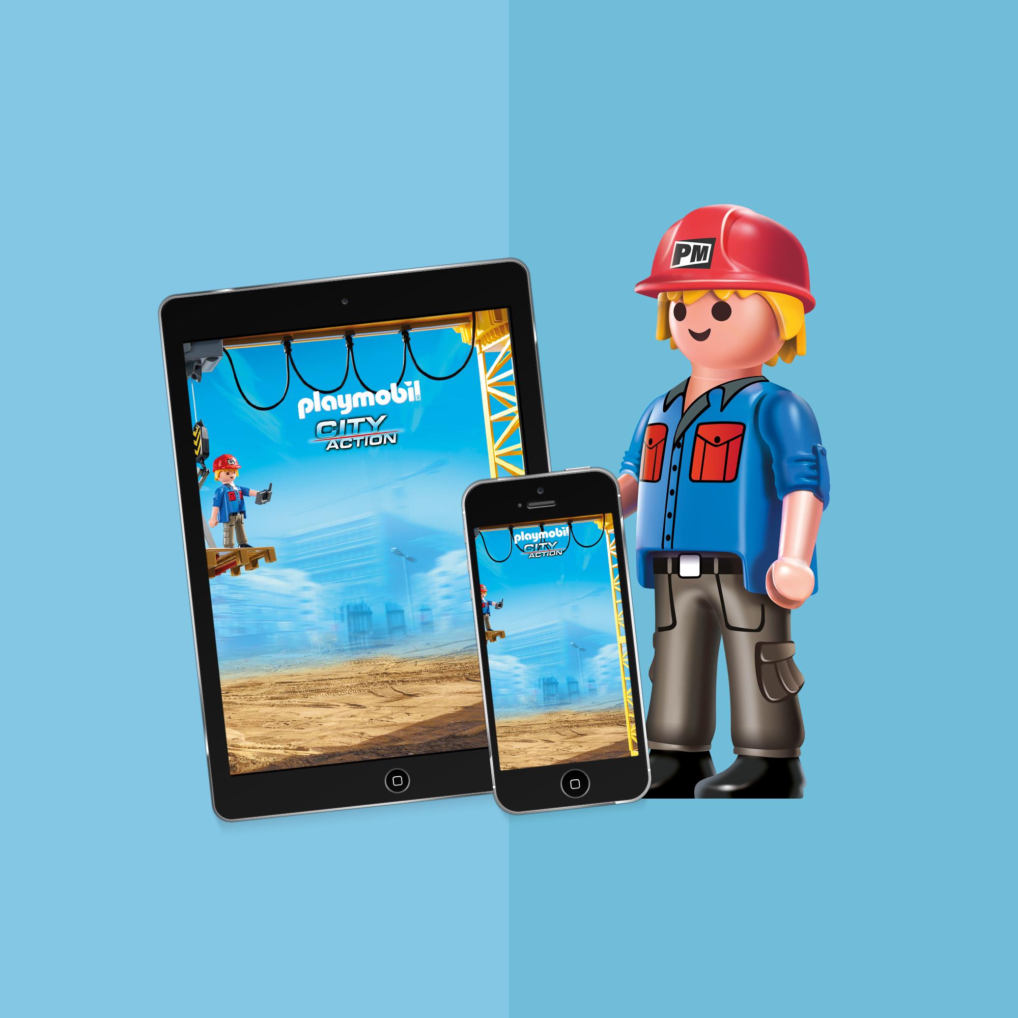 playmobil city action construction