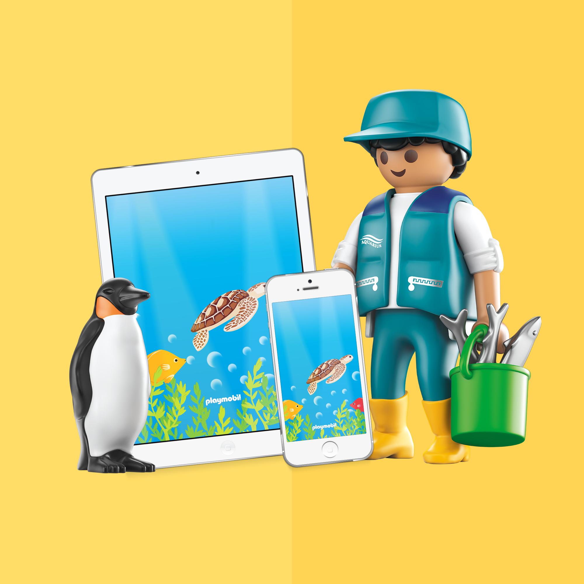 playmobil penguin aquarium