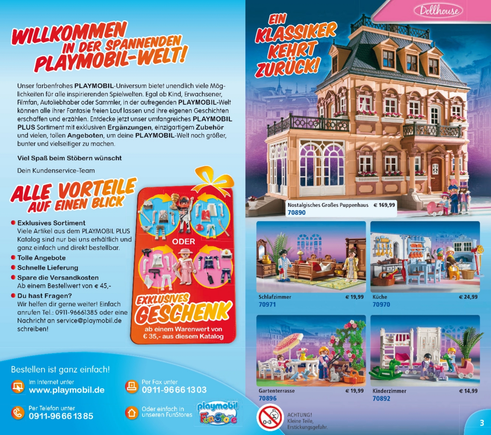 Playmobil Katalog Poster Katalog Puppenhaus aus Sammlung 