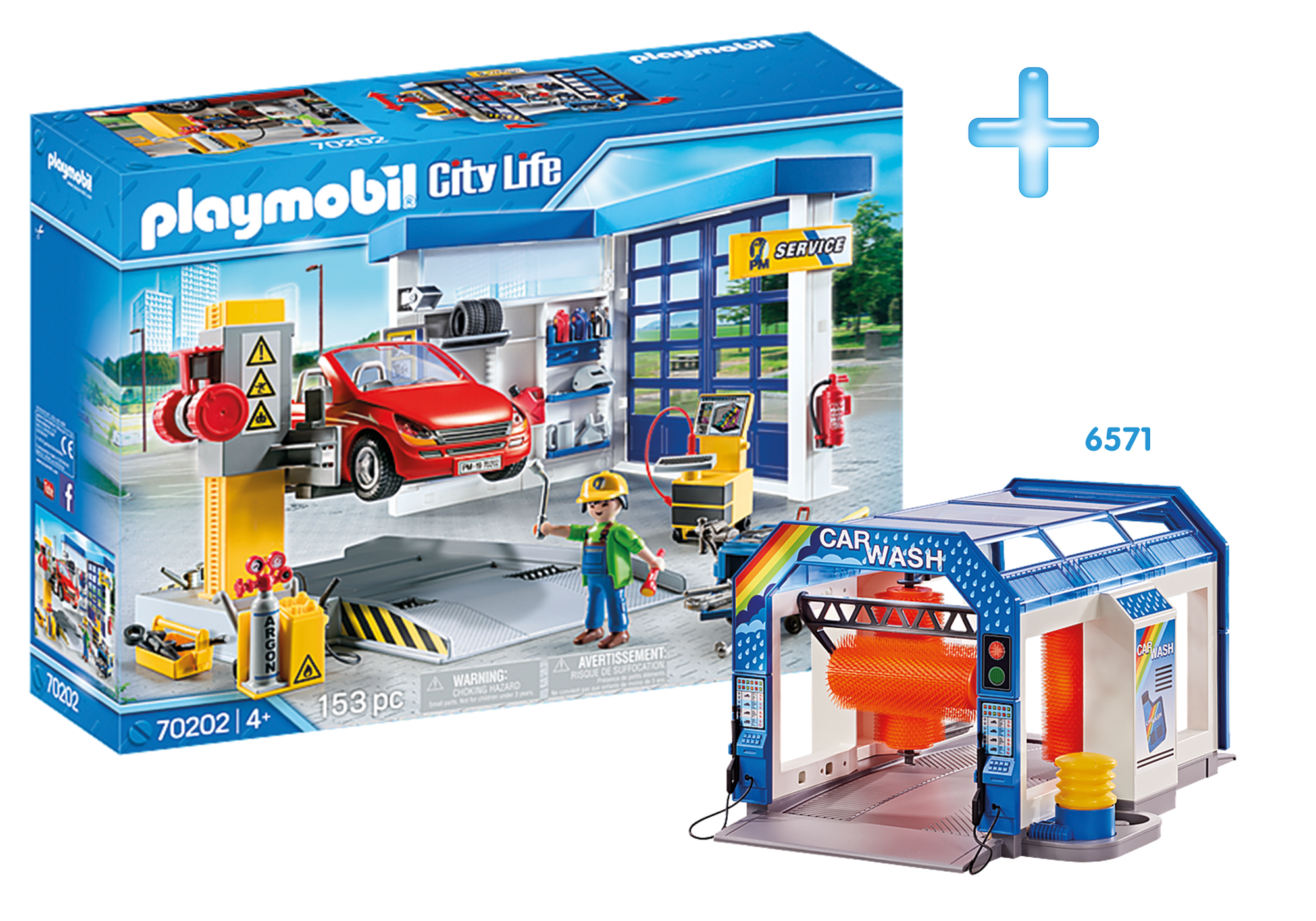 playmobil car wash 6571