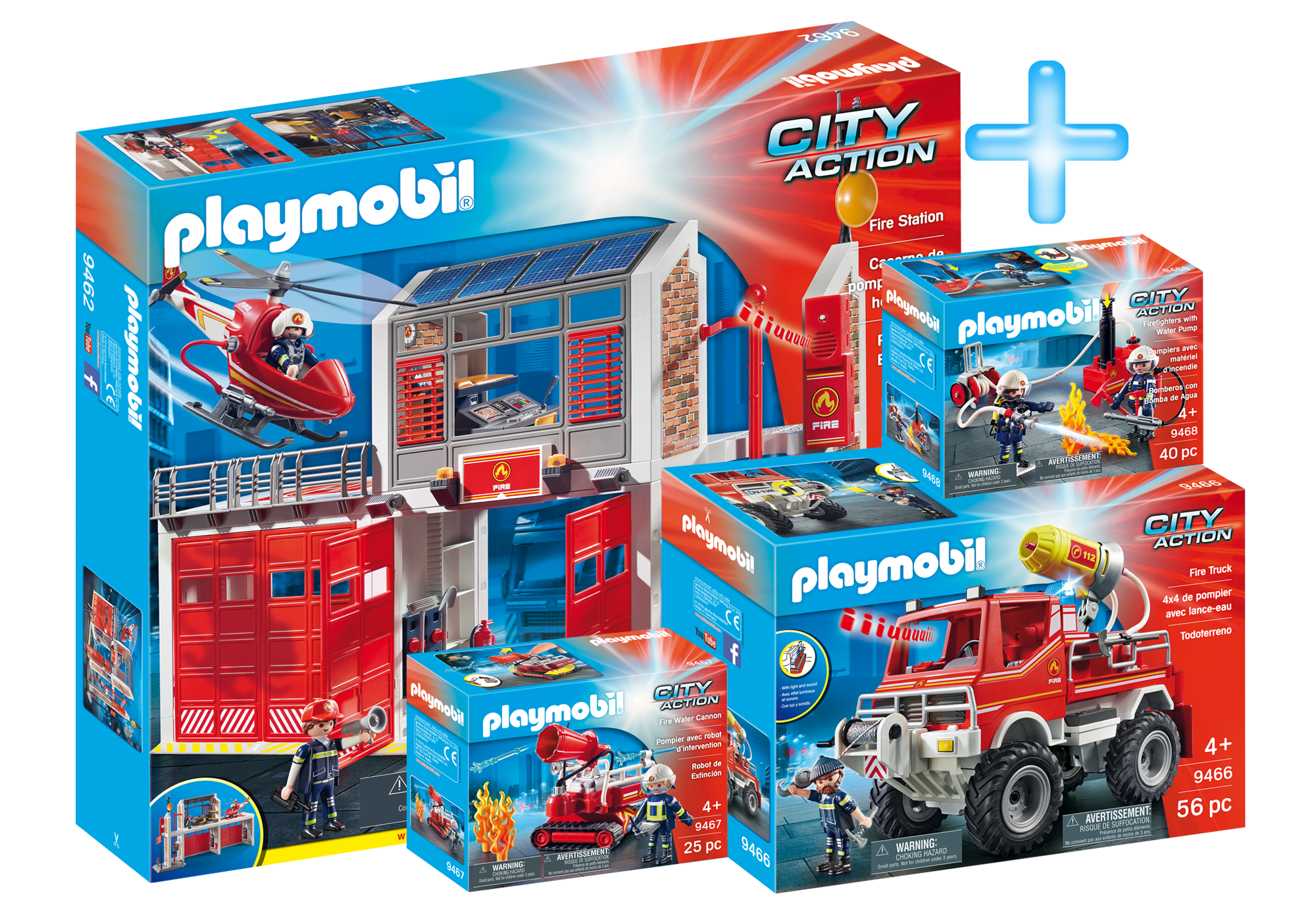 playmobil city action fire