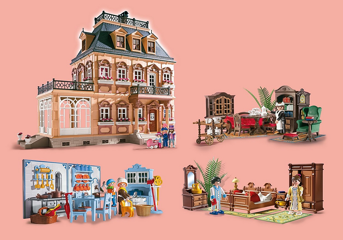 Entdecke das nostalgische Puppenhaus von PLAYMOBIL