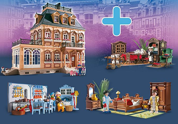 Entdecke das nostalgische Puppenhaus von PLAYMOBIL