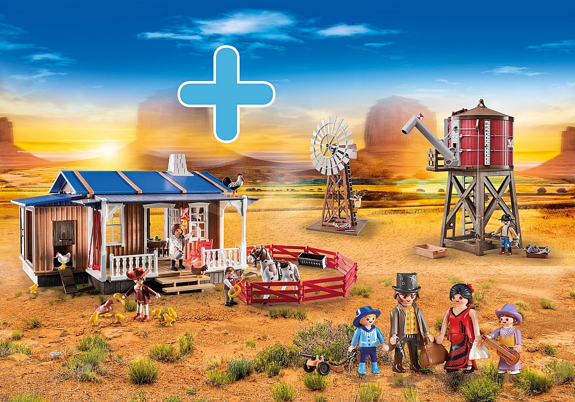Erlebe den Wilden Westen mit der PLAYMOBIL Western Ranch