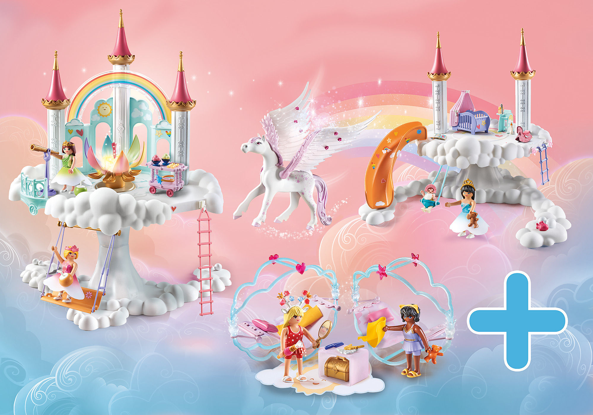 PLAYMOBIL Princess Magic 71348 Calendrier de l'Avent - Arc-en-ciel