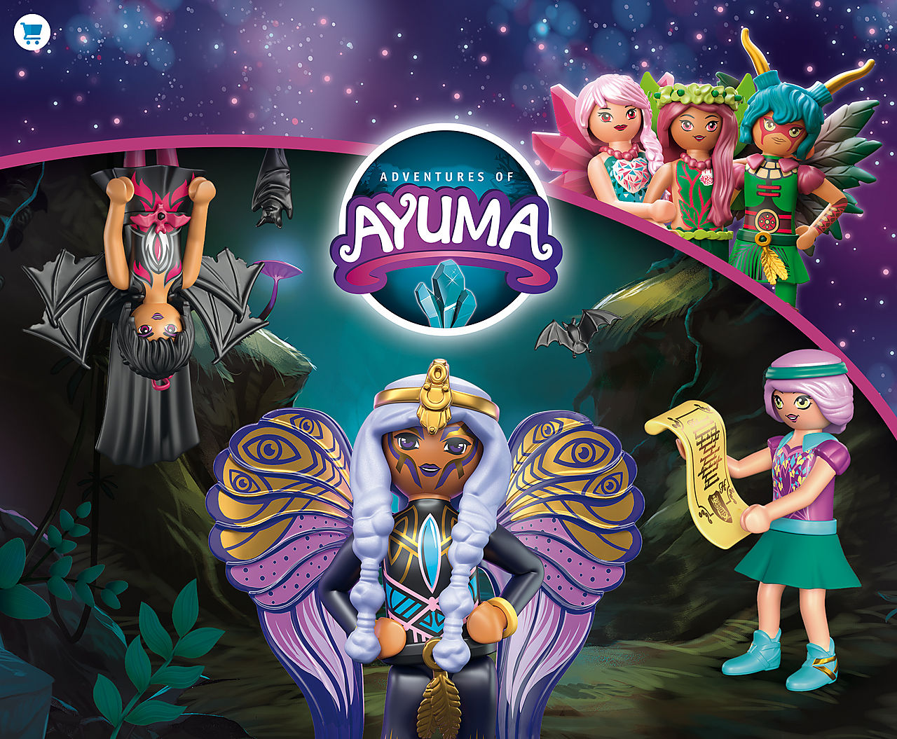 The fairy adventure continues - discover the new Adventures of Ayuma playsets like 70807 Bat Fairy Ruins