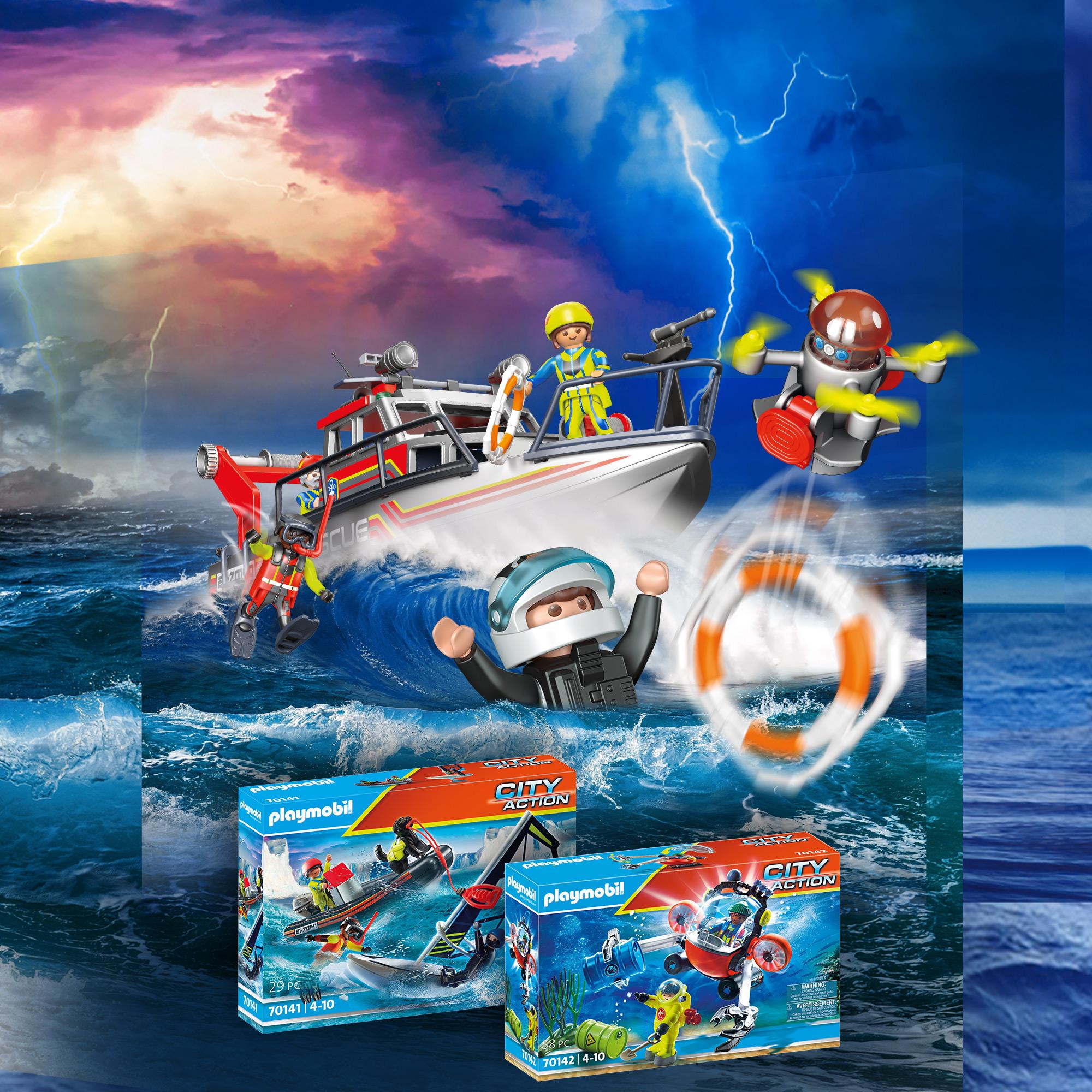 Action de sauvetage en mer!