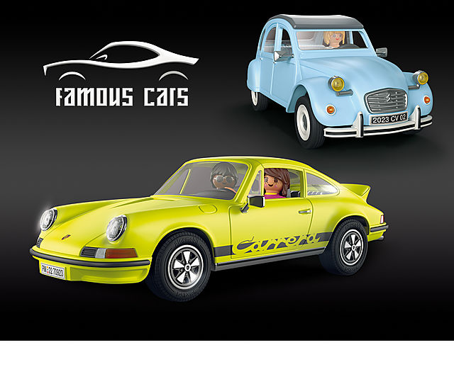 Famous Cars from PLAYMOBIL - for collecting and playing