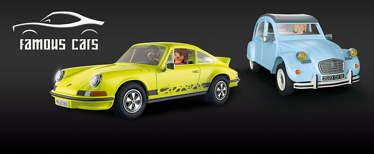 Famous Cars from PLAYMOBIL - for collecting and playing
