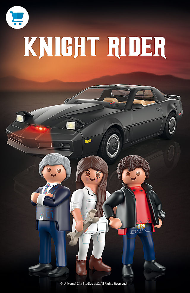 Discover 70924 Knight Rider - K.I.T.T. from PLAYMOBIL