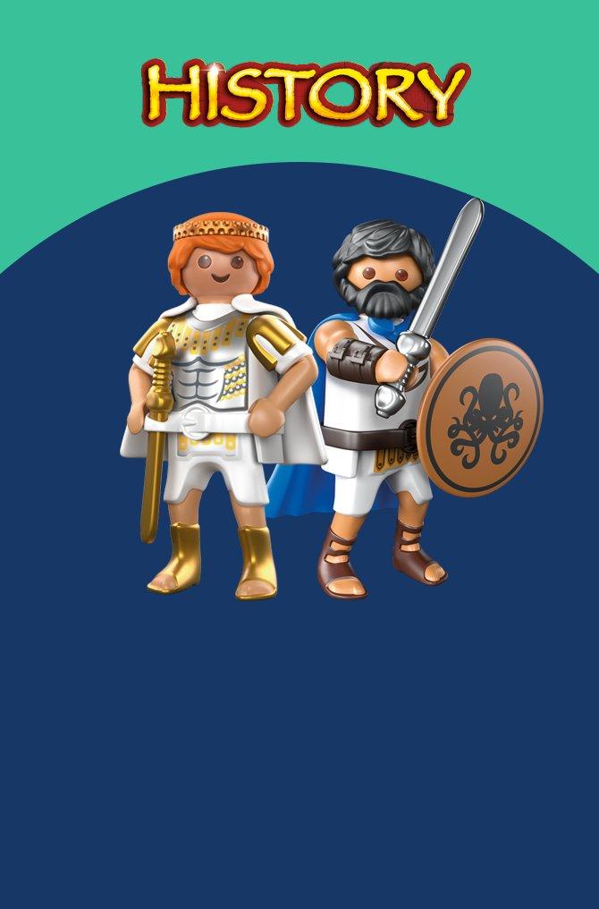 PLAYMOBIL History &ndash; antiker Krieger und Gladiator mit Schwert und Schild