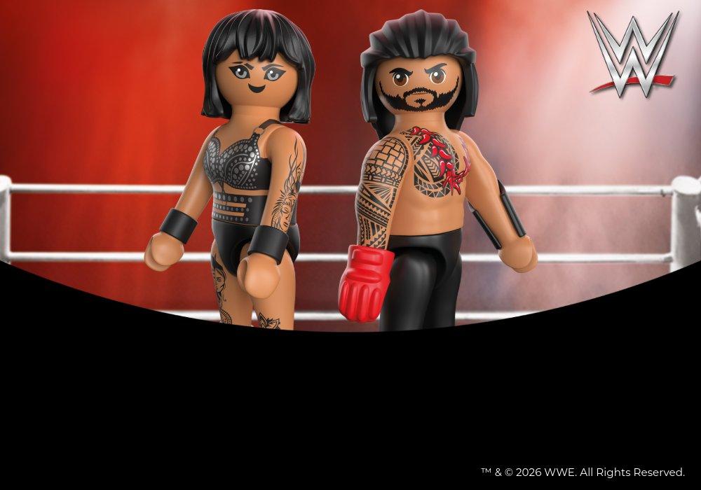 Nova cole&ccedil;&atilde;o! PLAYMOBIL x WWE&reg;