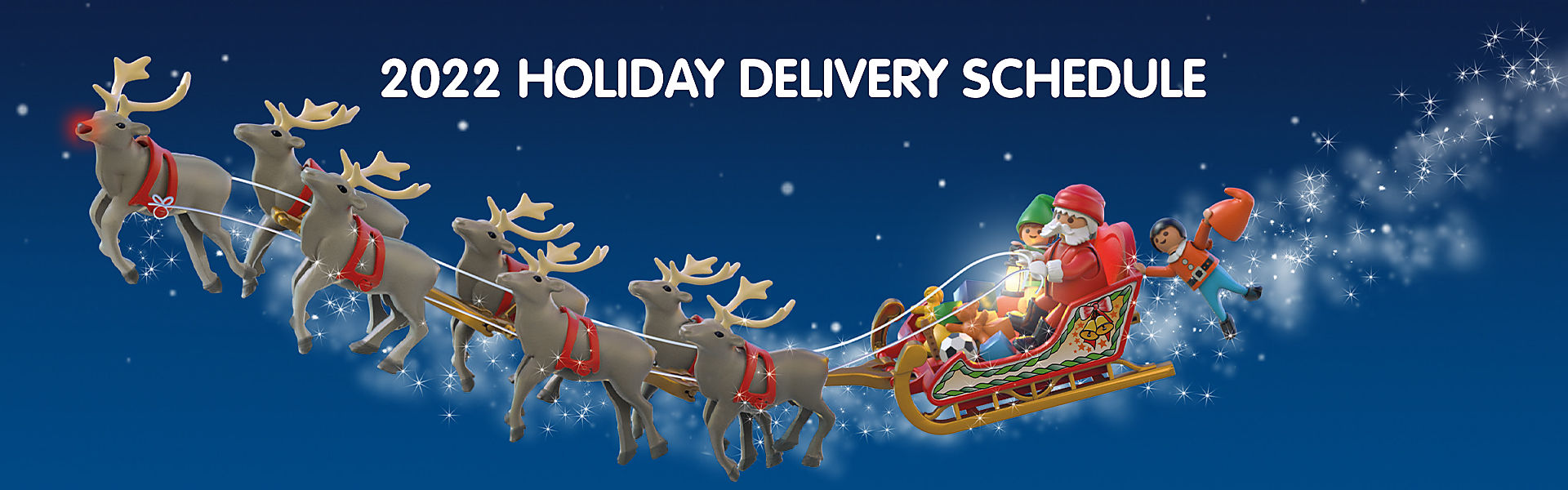 2022 Holiday Delivery Schedule